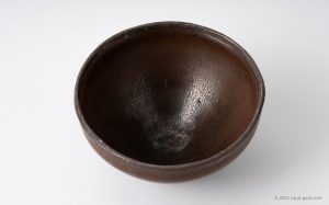 Tenmokku Tea Bowl with “Oil-Spot”